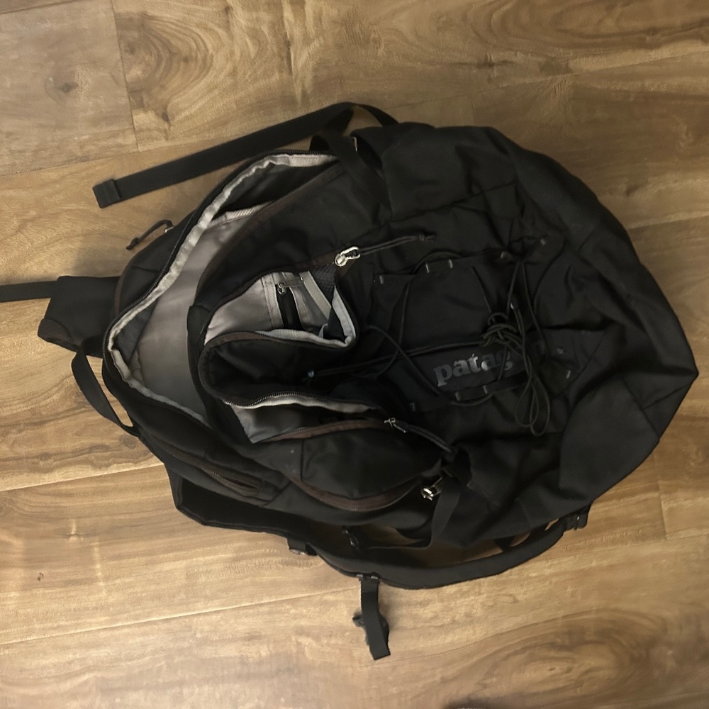 Patagonia black backpack